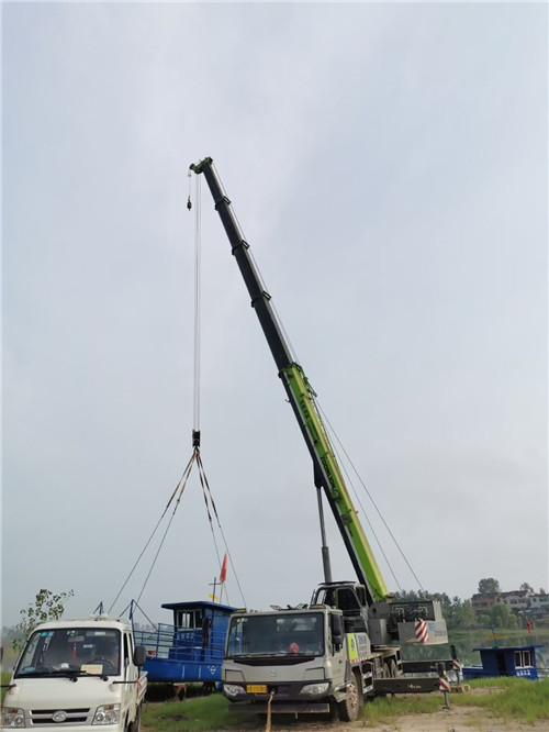 芝罘区桥梁建设吊装案例